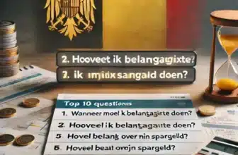 10 meest gestelde vragen over belastingen in Belgie